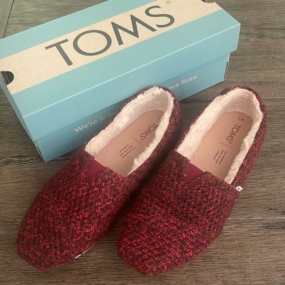 Toms Alpargata w/ Faux Fur - Picture 1 of 8